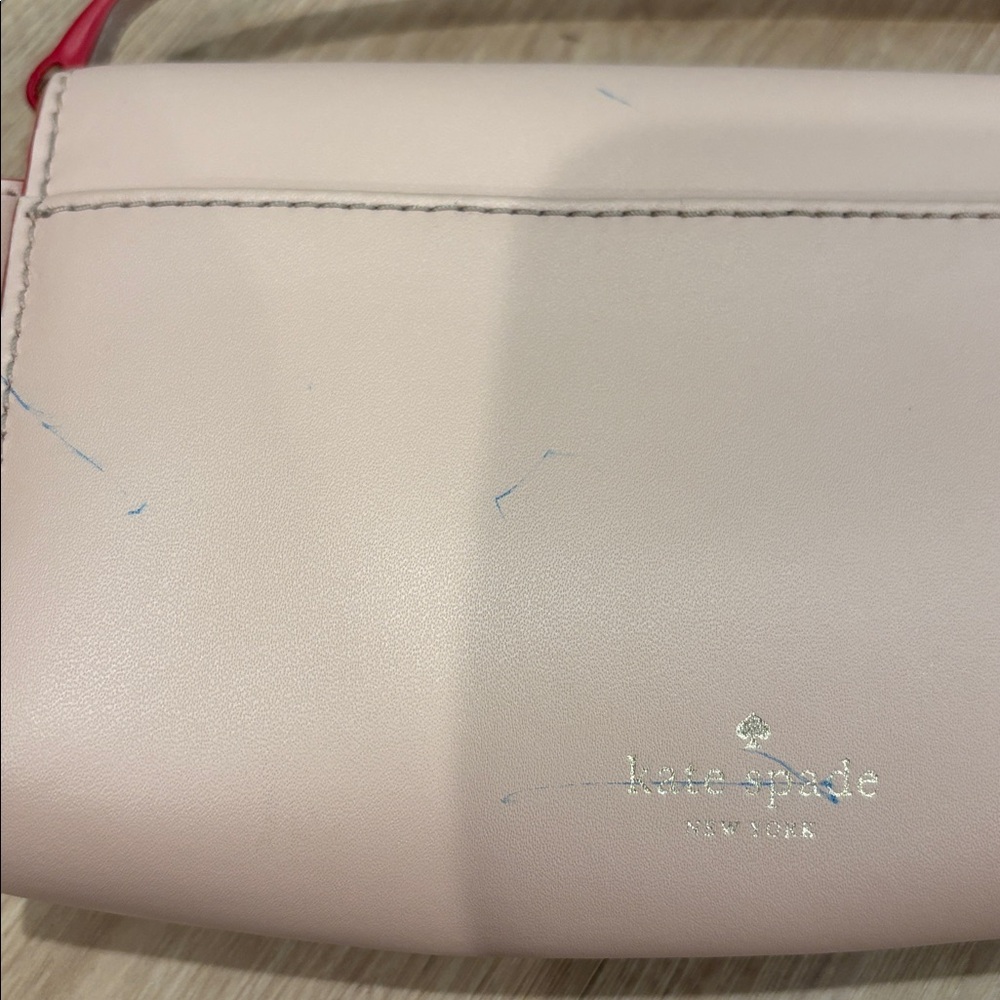 Kate Spade Blush Pink and Red Year of the Pig Crossbody and Clutch - Picture 7 of 8